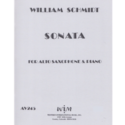 Sonata - Alto Saxophone and Piano