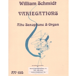 Variegations - Alto Saxophone and Organ