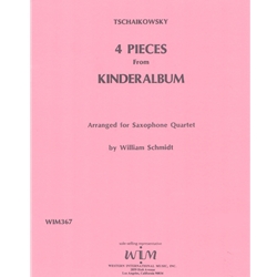 4 Pieces from Kinderalbum - Saxophone Quartet (SATB)