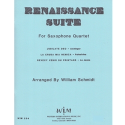 Renaissance Suite - Saxophone Quartet (SATB)