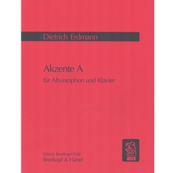 Akzente A - Alto Saxophone and Piano