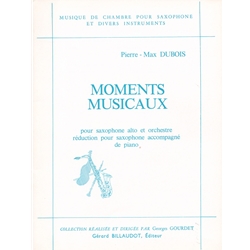 Moments Musicaux (Musical Moments) - Alto Saxophone and Piano