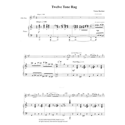 Twelve Tone Rag - Alto Saxophone and Piano