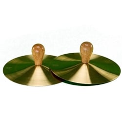 Rhythm Band Solid Brass 7-in Cymbals with Handles (pair)