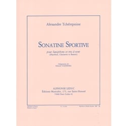 Sonatine Sportive - Alto Saxophone and Woodwind Trio