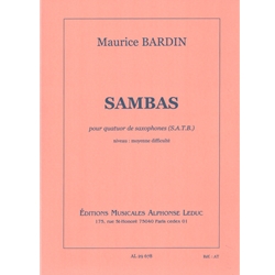 Sambas - Saxophone Quartet (SATB)