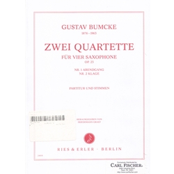 2 Quartets Op. 23 for Saxophone Quartet