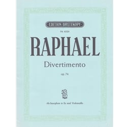 Divertimento Op. 74 - Alto Saxophone and Cello