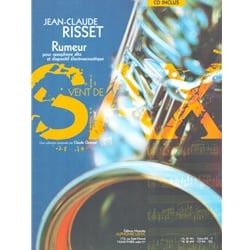 Rumeur - Alto Saxophone and Tape w/CD