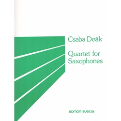 Quartet for Saxophones (SATB)