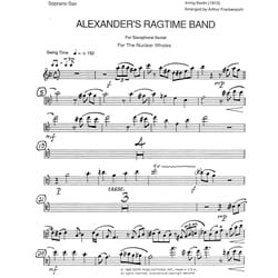 Alexander’s Ragtime Band - Saxophone Sextet SSAATB