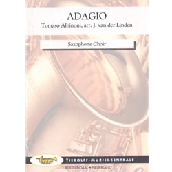 Adagio - Saxophone Choir (SoSAAATTTBBs)