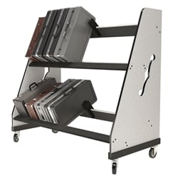 Mobile Trumpet Storage Rack for Classrooms