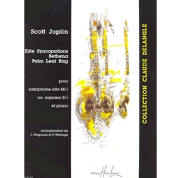 Elite Syncopations/Bethana/Palm Leaf Rag - For Alto or Soprano Saxophone and Piano