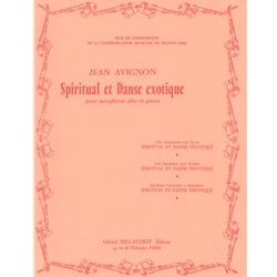 Spiritual et Danse Exotique - Alto Saxophone and Piano