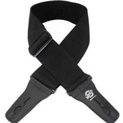 Lock-It Straps Poly Pro Series 3" Guitar Strap - Black