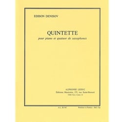 Quintette - For Piano and Saxophone Quartet