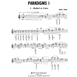 Paradigms I - Alto Saxophone Unaccompanied