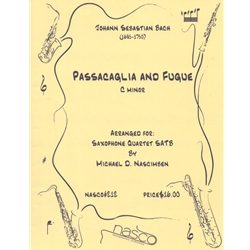 Passacaglia and Fugue in C minor - Saxophone Quartet (S/AATB)