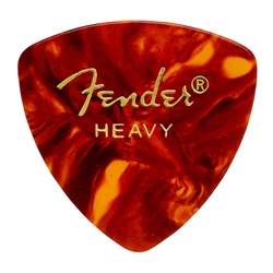 Fender 346 Shape Celluloid Guitar Picks, Shell, Heavy, 12-pack