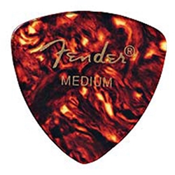 Fender 346 Shape Celluloid Guitar Picks, Shell, Medium, 12-pack