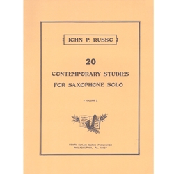 20 Contemporary Studies for Saxophone Volume 2