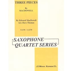 3 Pieces - Saxophone Quartet (S/AATB)