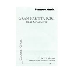 Gran Partita K. 361 Movement 1 - Clarinet Choir