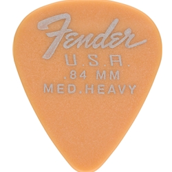 Fender 351 Shape Dura-Tone Delrin Picks, .84mm, Butterscotch Blonde, 12-pack