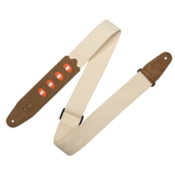 Levy’s PickPocket Cotton Series 2" Guitar Strap with Pick Holder