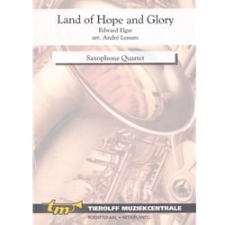 Land of Hope and Glory - Saxophone Quartet (SATB)