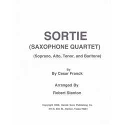 Sortie - Saxophone Quartet (SATB)