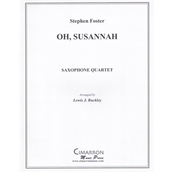 Oh, Susannah - Saxophone Quartet (SATB)