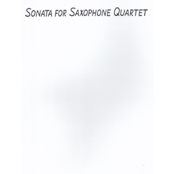 Sonata for Saxophone Quartet (SATB)