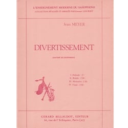 Divertissement - Saxophone Quartet (SATB)