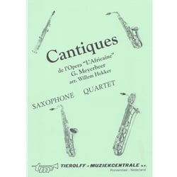 Cantiques from "L'Africaine" - Saxophone Quartet