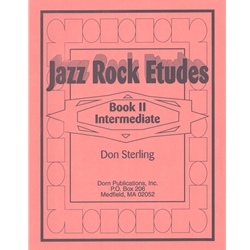 Jazz Rock Etudes, Book 2 (Intermediate) - Saxophone