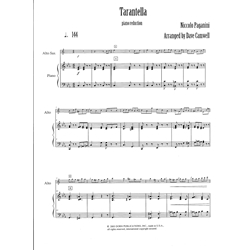 Tarantella - Alto Saxophone and Piano