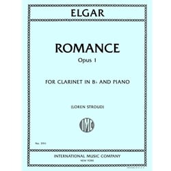 Romance, Op. 1 - Clarinet and Piano