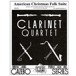 American Christmas Folk Suite - Clarinet Quartet