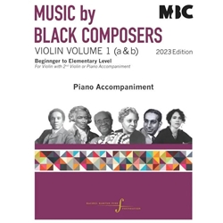 Music by Black Composers: Violin Volumes 1a and 1b - Piano Accompaniment