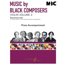 Music by Black Composers: Violin Volume 2 - Piano Accompaniment