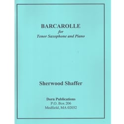 Barcarolle - Tenor Saxophone and Piano