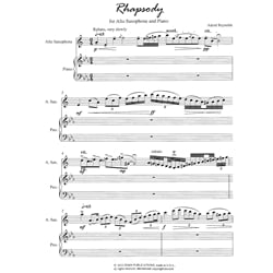 Rhapsody - Alto Saxophone and Piano