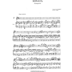 Sonata Arpeggione - Alto Saxophone and Piano