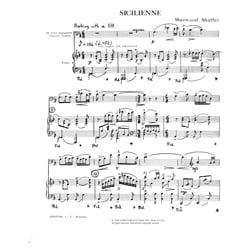 Sicilienne - Alto Saxophone and Piano