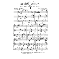 Second Sonata - Alto Sax and Piano