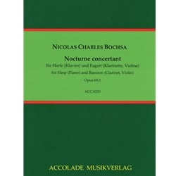 Nocturne Concertant Op. 69, No. 1 - Bassoon (or Violin, Clarinet) & Harp (or Piano)