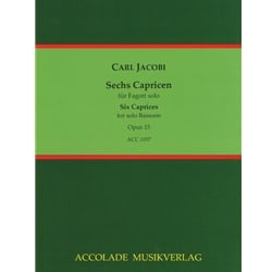 6 Caprices for Solo Bassoon, Opus 15