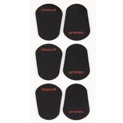 Protec Large 0.8mm Mouthpiece Cushions - 6-pack, Black